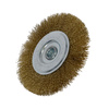 FASTER TOOLS Szczotka tarczowa mosiądz. Gwint M14 80 mm