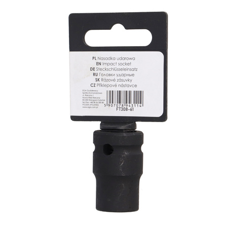 FASTER TOOLS Nasadka udarowa 1/2" 13 mm