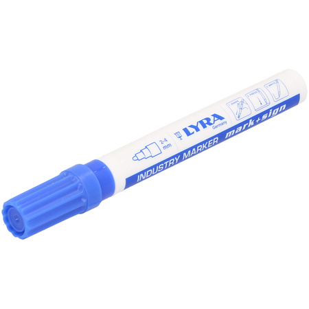 LYRA Marker permanentny INDUSTRY czerwony