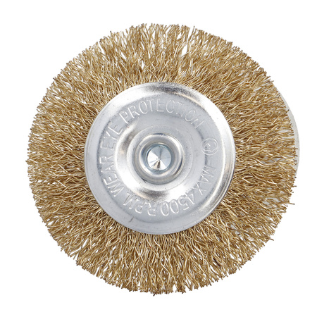 FASTER TOOLS Szczotka tarczowa, trzpień mosiądz 65 15