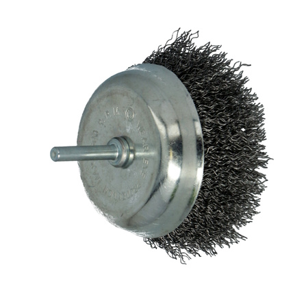 DRAUMET Szczotka doczołowa stalowa z trzpieniem 100 25