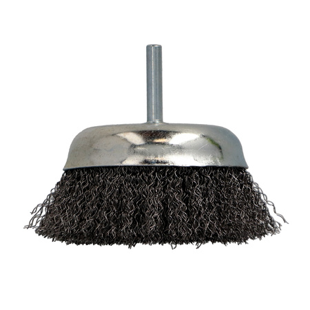 DRAUMET Szczotka doczołowa stalowa z trzpieniem 100 25