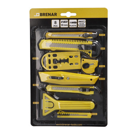BRENAR Zestaw noży 8 szt.