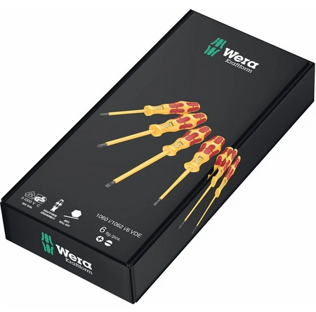 WERA wkrętaki izolowane 6 cz.