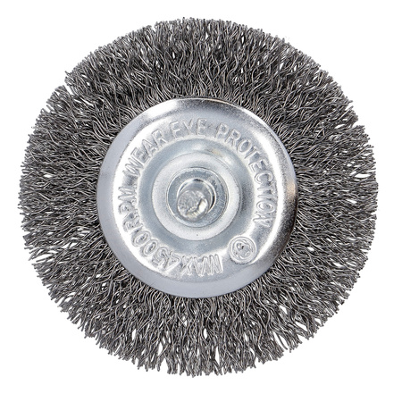 FASTER TOOLS Szczotka tarczowa, trzpień stalowa 60 15