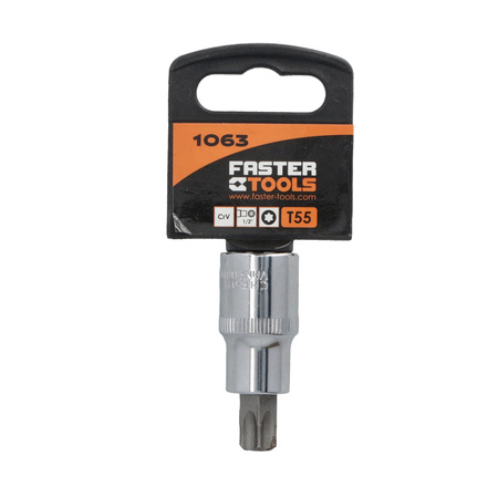 FASTER TOOLS Nasadki Torx CR-V 1/2&quot; T 55