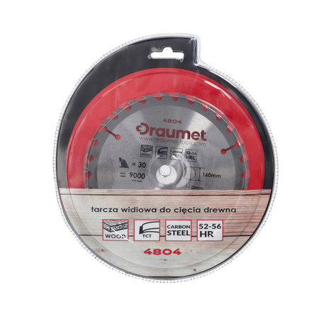 DRAUMET Tarcza widiowa 160x20 30 1,4 2,0