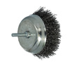 DRAUMET Szczotka doczołowa stalowa z trzpieniem 100 25