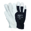 PROTECT2U rękawice skórzane DARK BLUE R10