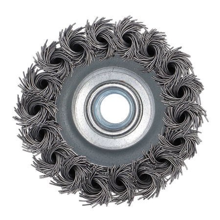 FASTER TOOLS Szczotka doczołowa splatana stalowa Gwint M14 75 20