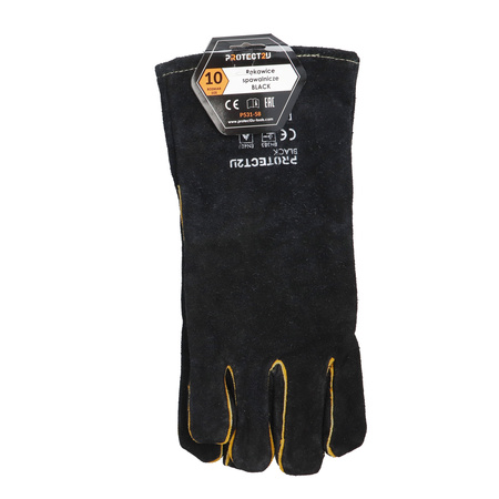 PROTECT2U rękawice spawalnicze BLACK R10