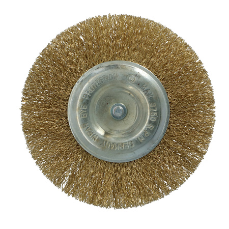 FASTER TOOLS Szczotka tarczowa, trzpień mosiądz 120 35