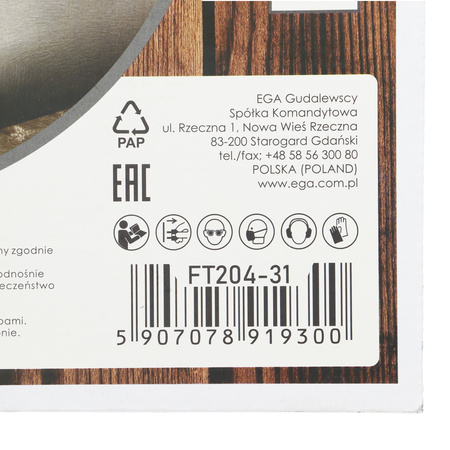 FASTER TOOLS Tarcza widiowa do cięcia drewna 350 x 30 60 2,5 2,2