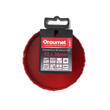 DRAUMET otwornica BI-METAL M2 92x34mm