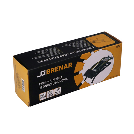 BRENAR Pompka nożna 3 atm / 1 cylinder