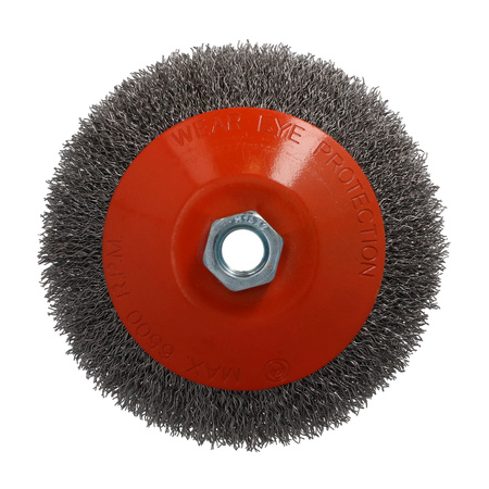 FASTER TOOLS Szczotka kątowa stalowa. Gwint M14 120 25