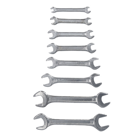 BRENAR klucze płaskie 8cz. 6-22mm