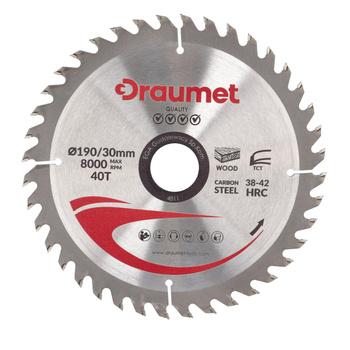 DRAUMET Tarcza widiowa 190x30 40 1,5 2,2