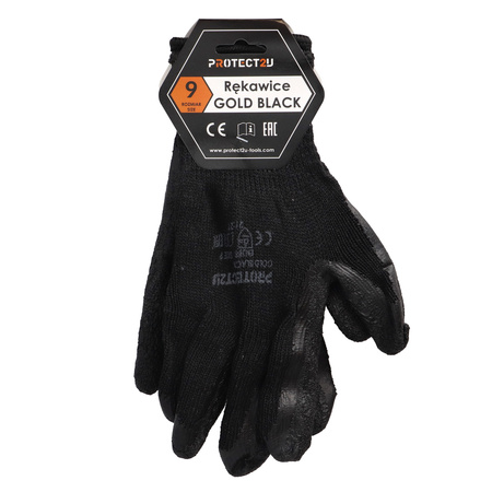 PROTECT2U rękawice GOLD BLACK R9