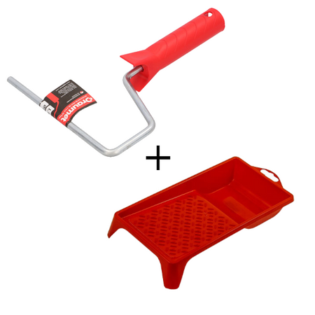Zestaw DRAUMET M uchwyt do wałka 18cm - Ø 8mm + DRAUMET Kuweta malarska 240x320 (L)
