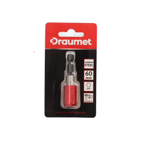 DRAUMET PREMIUM bit uchwyt magnetyczny 1/4" 60mm Quick
