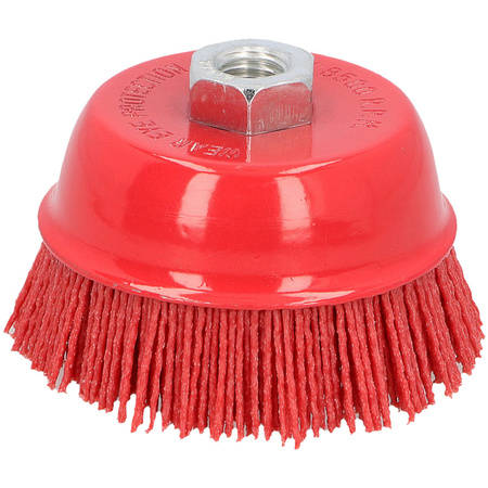 FASTER TOOLS Szczotka doczołowa M14 nylonowa 100