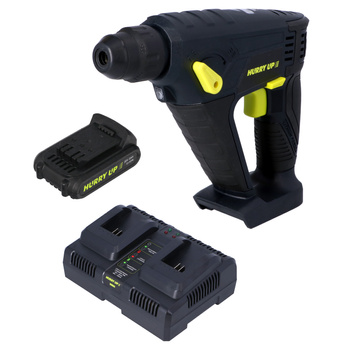 HURRY UP młotowiertarka SDS+ 18V 1aku+ładowarka