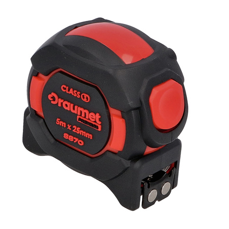DRAUMET PREMIUM Miara zwijana 5 m x 25 mm I klasa dokładności