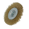 FASTER TOOLS Szczotka tarczowa mosiądz. Gwint M14 80 mm