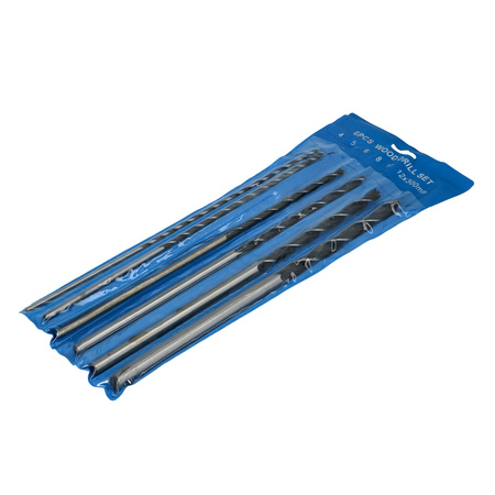 FASTER TOOLS Wiertła szalunkowe do drewna zestaw - 6cz. 4 - 12