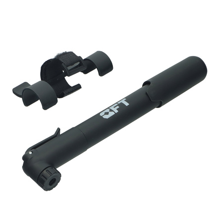 FASTER TOOLS pompka ręczna do roweru 23cm z uchwytem mocującym do ramy