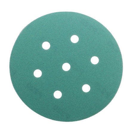 FASTER TOOLS papier ścierny z rzepem zielony 125mm gr. 1200 5szt.
