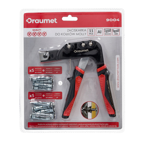 DRAUMET zaciskarka do kołków Molly