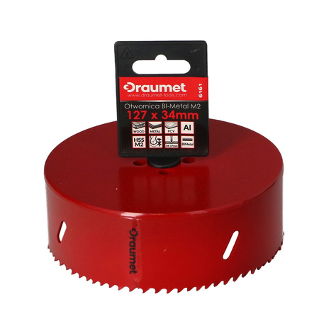 DRAUMET otwornica BI-METAL M2 127x34mm