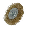 FASTER TOOLS Szczotka tarczowa mosiądz. Gwint M14 80 mm