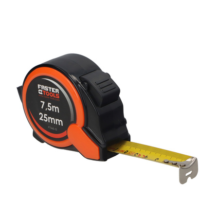 FASTER TOOLS Miara zwijana 7,5 m x 25 mm
