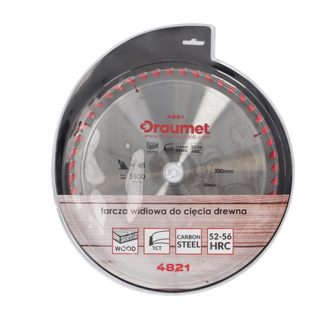 DRAUMET Tarcza widiowa 300x30 48 2,0 3,2