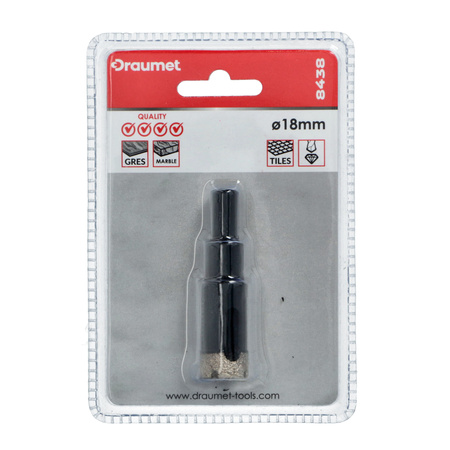 DRAUMET otwornica diamentowa HEX 18mm