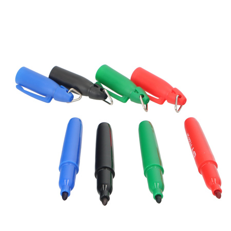 FASTER TOOLS markery mini 4sztuki (czarny, czerwony, zielony, niebieski)