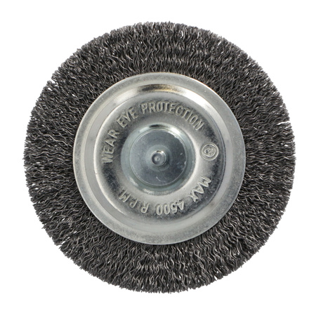 FASTER TOOLS Szczotka tarczowa, trzpień stalowa 120 20