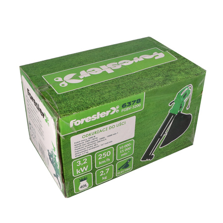 FORESTER odkurzacz do liści z funkcją dmuchawy 3200W