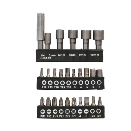 FASTER TOOLS Zestaw końcówek 1/4" - 26szt.