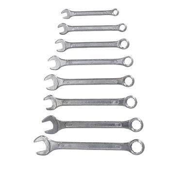 BRENAR klucze płasko-oczkowe 6cz. 8-17mm