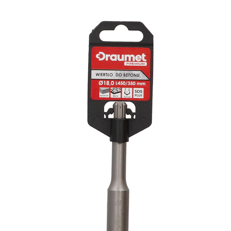 DRAUMET PREMIUM Wiertło SDS+ CROSS 18.0 x 350