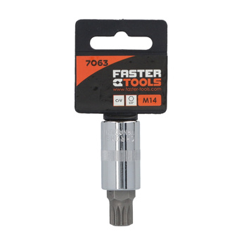 FASTER TOOLS Nasadka spline z trzpieniem 1/2" M5