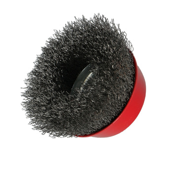 DRAUMET Szczotka doczołowa stalowa z gwintem M14 100 25