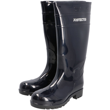 PROTECT2U kalosze z podnoskiem stalowym PCV czarne 46