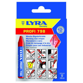 LYRA Kreda woskowa czerwona - 1 sztuka