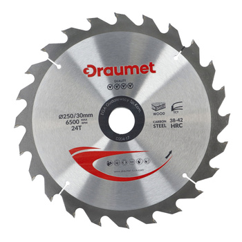 DRAUMET Tarcza widiowa 250x30 24 1,8 3,0