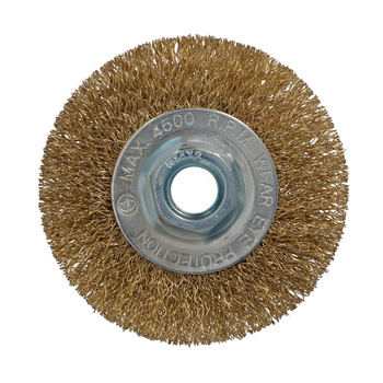 FASTER TOOLS Szczotka tarczowa mosiądz. Gwint M14 80 mm